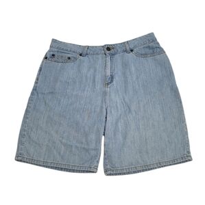 L.L. Bean Classic Fit Denim  Shorts Size 12